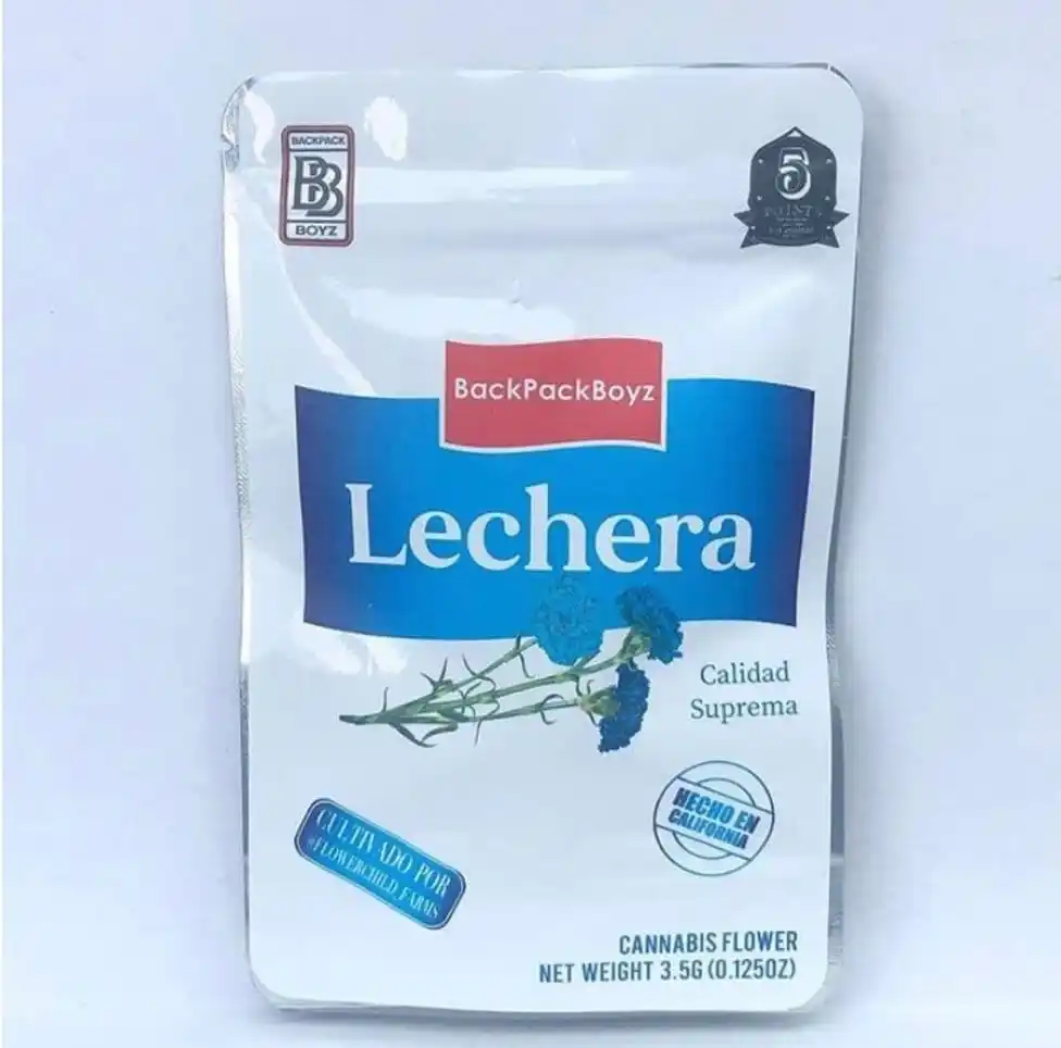 Lechera weed Strain Lechera Strain Enjoy the best of strains with Backpackboyz weed for sale Backpackboyz is one of the most popular names among cannabis enthusiasts. It is known for an extensive selection of beautiful nugs, with the highest quality of active components on offer. Some of the most popular Backpackboyz weed strains include: Lemon cherry gelato Feel the boost of happiness with a delightful aroma and taste of sour lemons, accented by raspberries. Horchata This bud has a sweet and fruity flavor with a creamy overtone and a spicy aroma that fills you with creativity and motivation. Cheetah Piss Launch yourself into a purely blissful state with this super-potent strain offering a fruity flavor. There’s a lot more on offer from this brand! If you are looking to buy Backpackboyz online, explore our website for a wide selection of items. We have some great discounts for you! Where to buy Backpackboyz products online? Being one of the largest cannabis distribution centers in the west, this is an award-winning company.